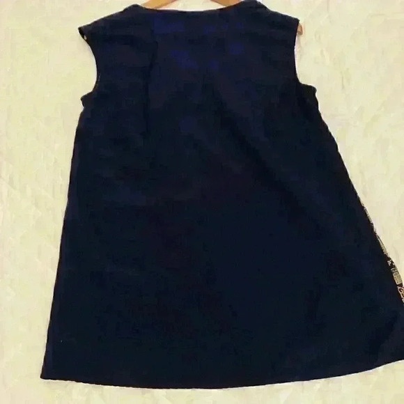 Liz Lange Maternity for Target Sleeveless Tunic Size Medium Navy Blue - Picture 9 of 9